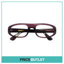 No Lens Purple Translucent Frame Glasses RRP £325