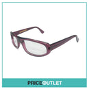 No Lens Purple Translucent Frame Glasses RRP £325