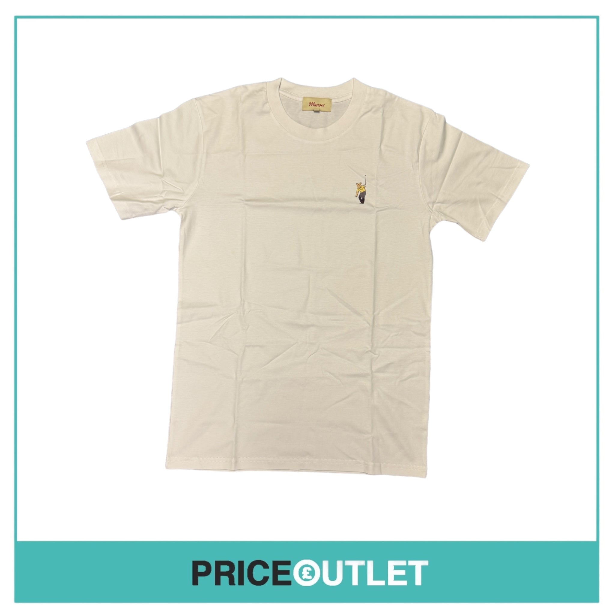 Manors Golf - The Golden Bear Classic Tee - White - Size XS - BRAND NEW