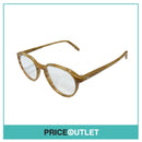 Clear Lens Light Brown Patterned Frame Glasses RRP £325