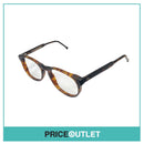 No Lens Matte Brown Tortoiseshell Print Glasses RRP £325