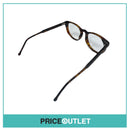 No Lens Matte Brown Tortoiseshell Print Glasses RRP £325