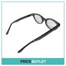 No Lens Translucent Grey Frame Glasses RRP £325