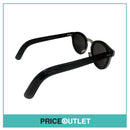 Silver & Black Round Frame Sunglasses RRP £325