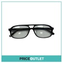 Clear Lens Brown Frame Pilot's Glasses RRP £325