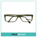 Clear Lens Translucent Green Frame Glasses RRP £325