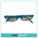 Clear Lens Light Blue Frame Glasses RRP £325