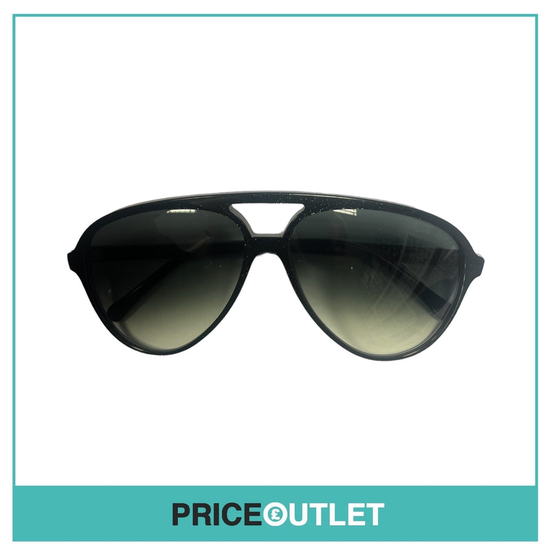 Cutler & Gross - Black Glitter Frame Sunglasses RRP £325