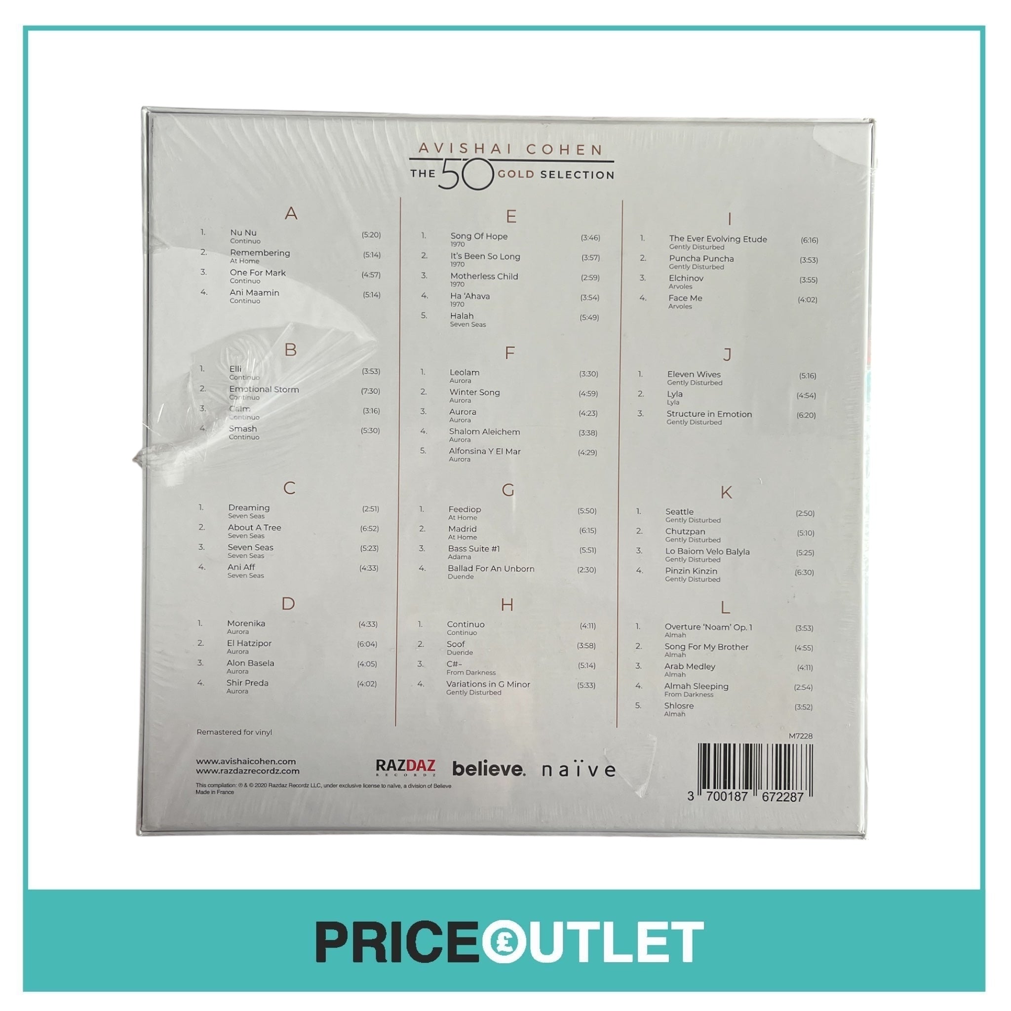 Avishai Cohen - The 50 Gold Selection Gold Vinyl Edition (Slight Damage)