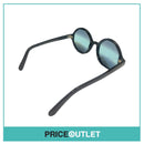 Deep Purple & Black Round Sunglasses RRP £325