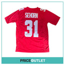 Jason Sehorn - Signed Red Jersey - Size XL - JSA Certified