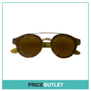 Brown & Green Patterned Pilot's Sunglasses RRP £325