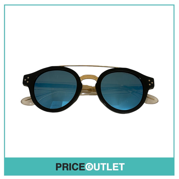 Black & Clear Frame Sunglasses With Gold Trim RRP £325