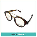 Clear Lens Brown Tortoiseshell Print Frame With Gold Trim RRP £325