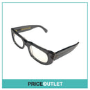 Clear Lens Translucent Grey Frame Glasses RRP £325