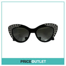 Black Frame Jewelled Sunglasses RRP £325