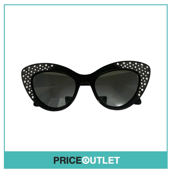 Black Frame Jewelled Sunglasses RRP £325