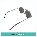 Blue Lens Silver & Black Frame Sunglasses RRP £325