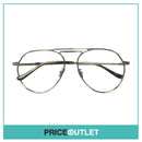 No Lens Gold Frame Pilot's Glasses With Brown Tortoiseshell Detail RRP £325