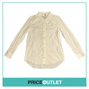 Charles Anastase - White Shirt with Pearlescent Buttons - Size L - BRAND NEW WITH TAGS
