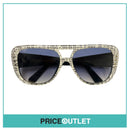 Black & White Patterned Frame Pilot's Sunglasses RRP £325