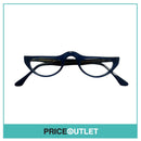 Clear Lens Blue Frame Curved Glasses RRP £325