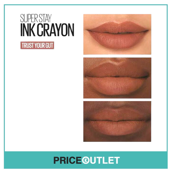 Maybelline - Super Stay Ink Crayon - Lip Crayon - Shade 10 ‘Trust Your Gut’ - BRAND NEW
