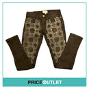 Marni x Current Elliott - Black Skinny Jeans with Pearl Print - Size 25 - BRAND NEW WITH TAGS