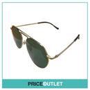 Gold & Brown Tortoiseshell Frame Pilot's Sunglasses RRP £325