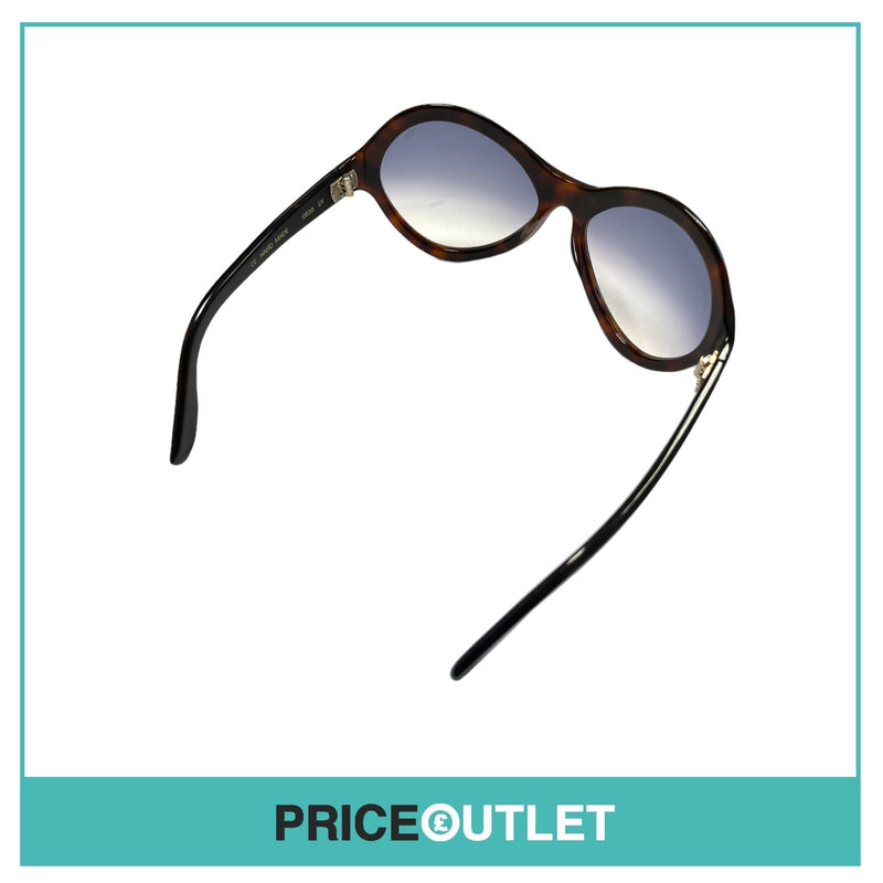 Brown Tortoiseshell Frame Round Sunglasses RRP £325