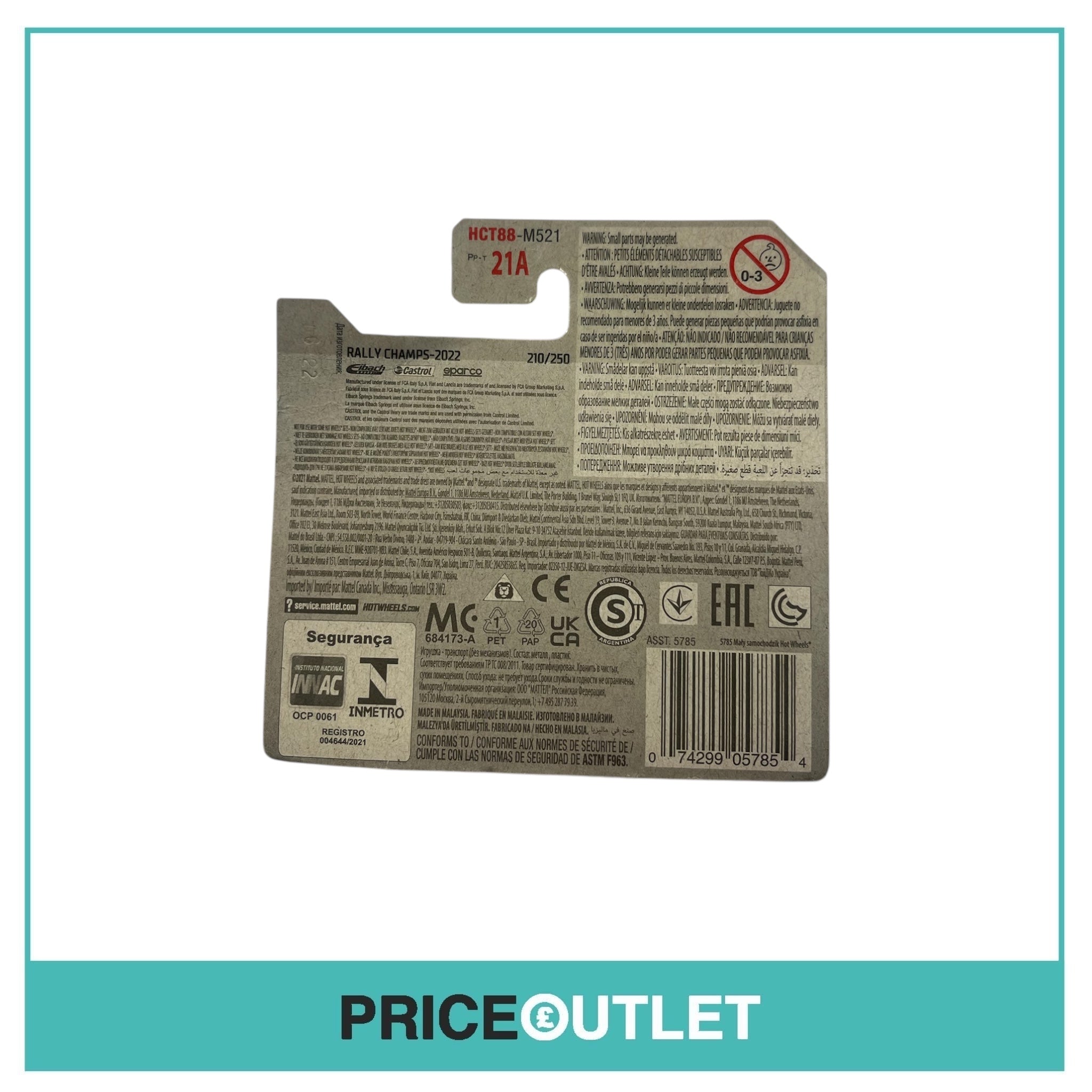 Hot Wheels - Rally Champs - Lancia Delta Integrale (Damaged)