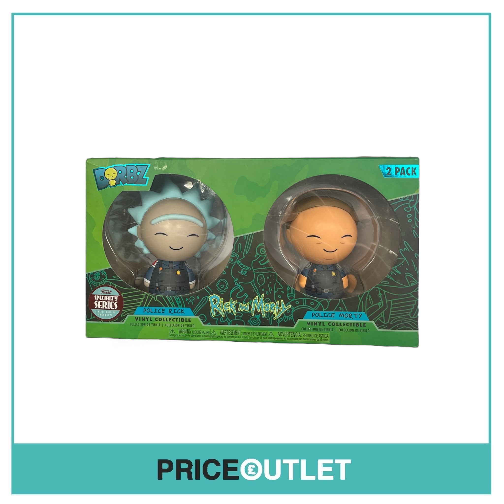 Funko - Dorbz - Police Rick & Morty 2 Pack (Damaged)