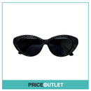 Black Frame 3D Patterned Sunglasses RRP £325