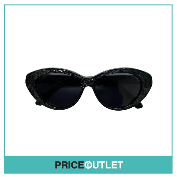 Black Frame 3D Patterned Sunglasses RRP £325