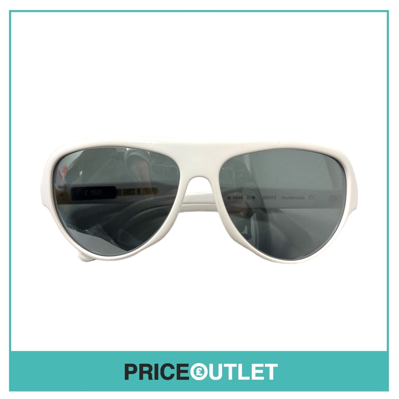 Cutler & Gross - White Frame Sunglasses RRP £325