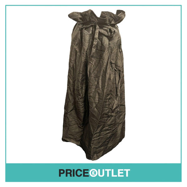 Peachoo & Krejberg - Black Shirt with Tie - Size S - BRAND NEW WITH TAGS