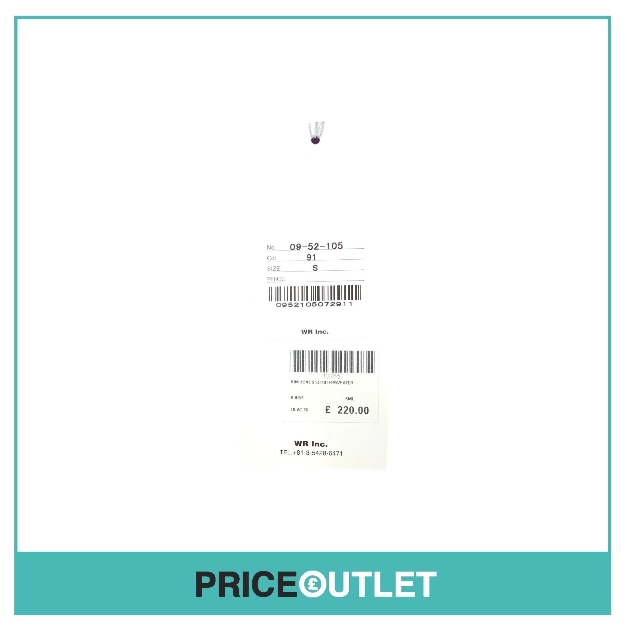 Kim Jones - Lilac and Blue Sweater - Size S - BRAND NEW WITH TAGS