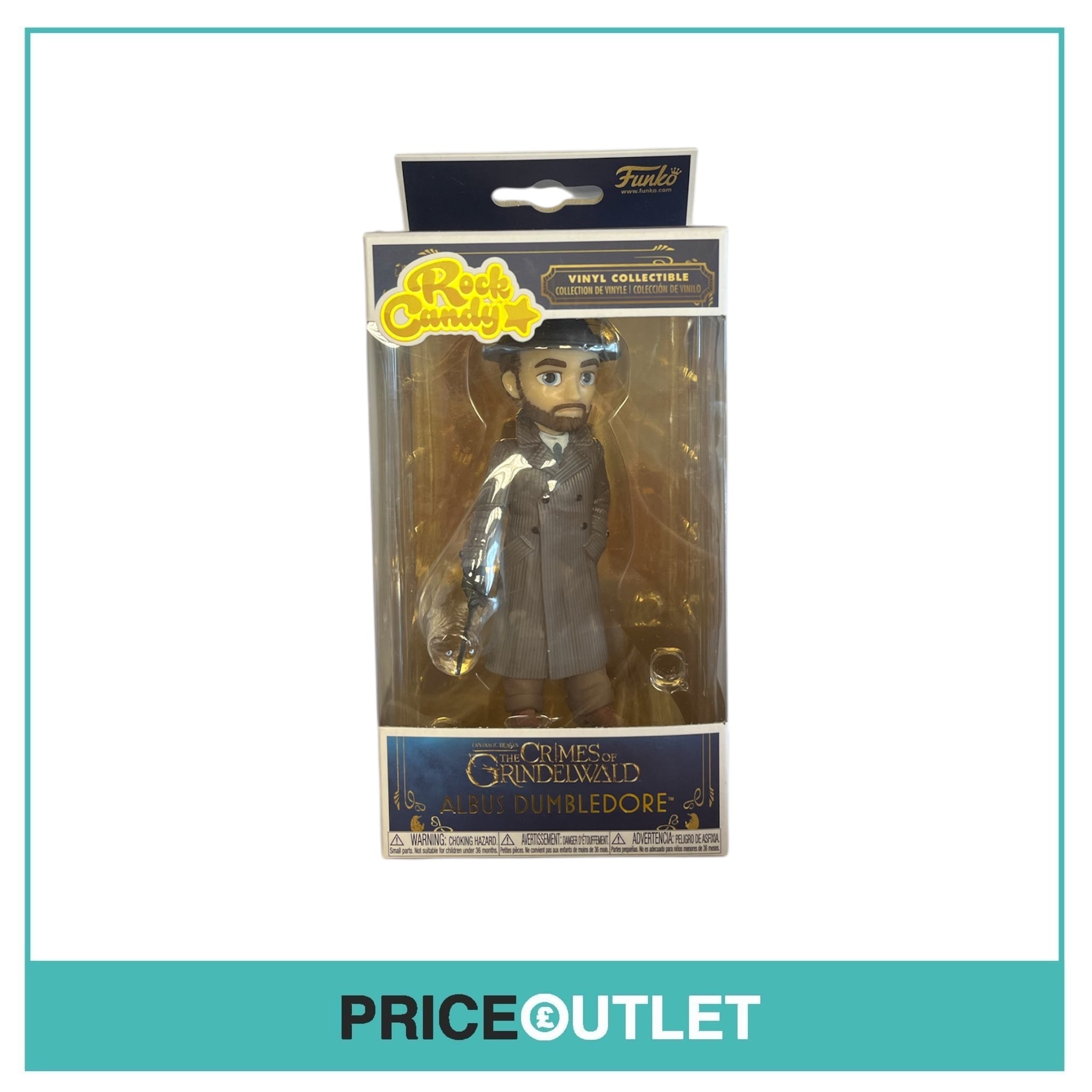 Funko - Rock Candy - The Crimes Of Grindelwald - Albus Dumbledore - BRAND NEW (Slight Damage)