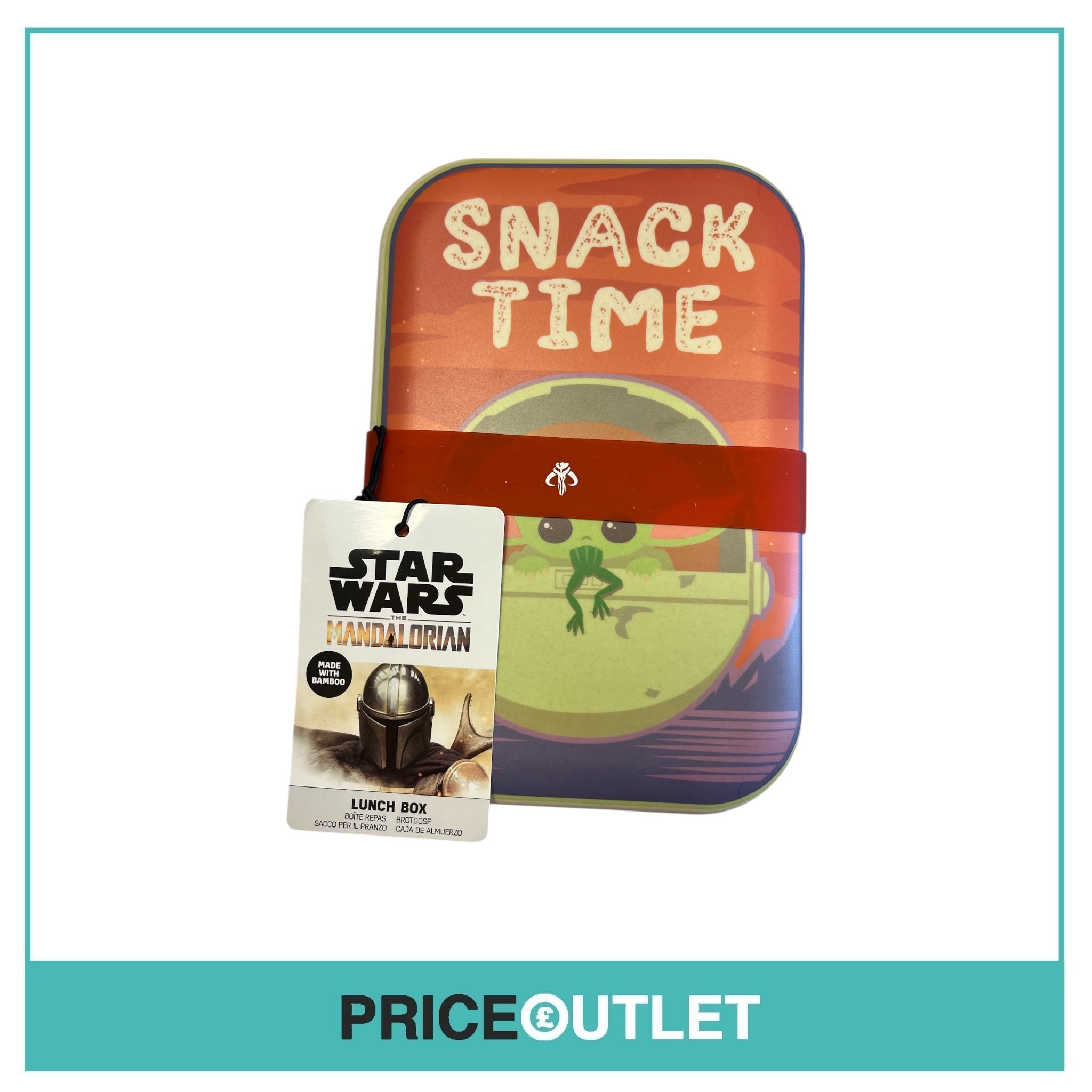 Funko - Star Wars The Mandalorian - Snack Time Bamboo Lunch Box - BRAND NEW