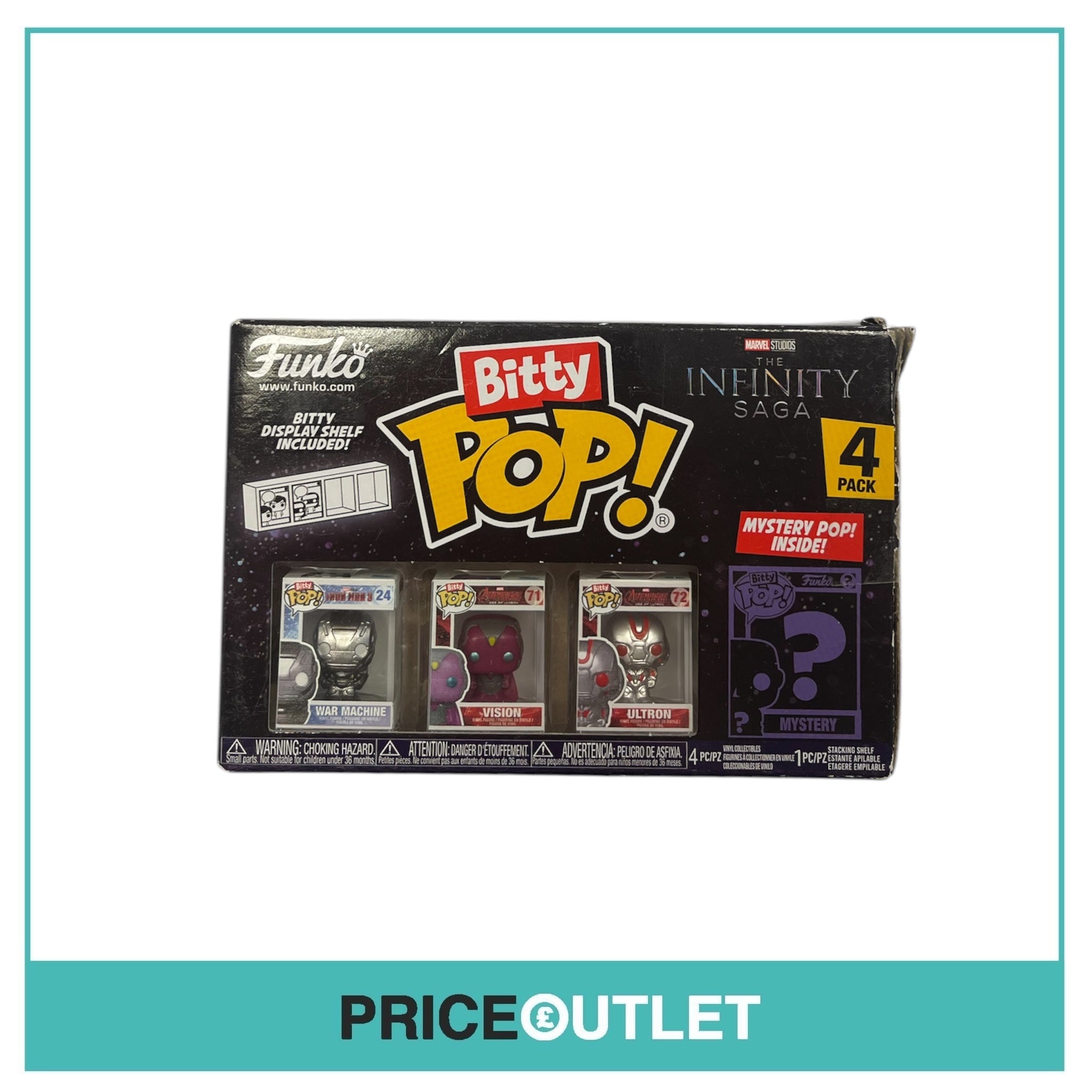 Funko - Bitty Pop! - The Infinity Saga - 4 Pack Mystery Pop (Damaged)