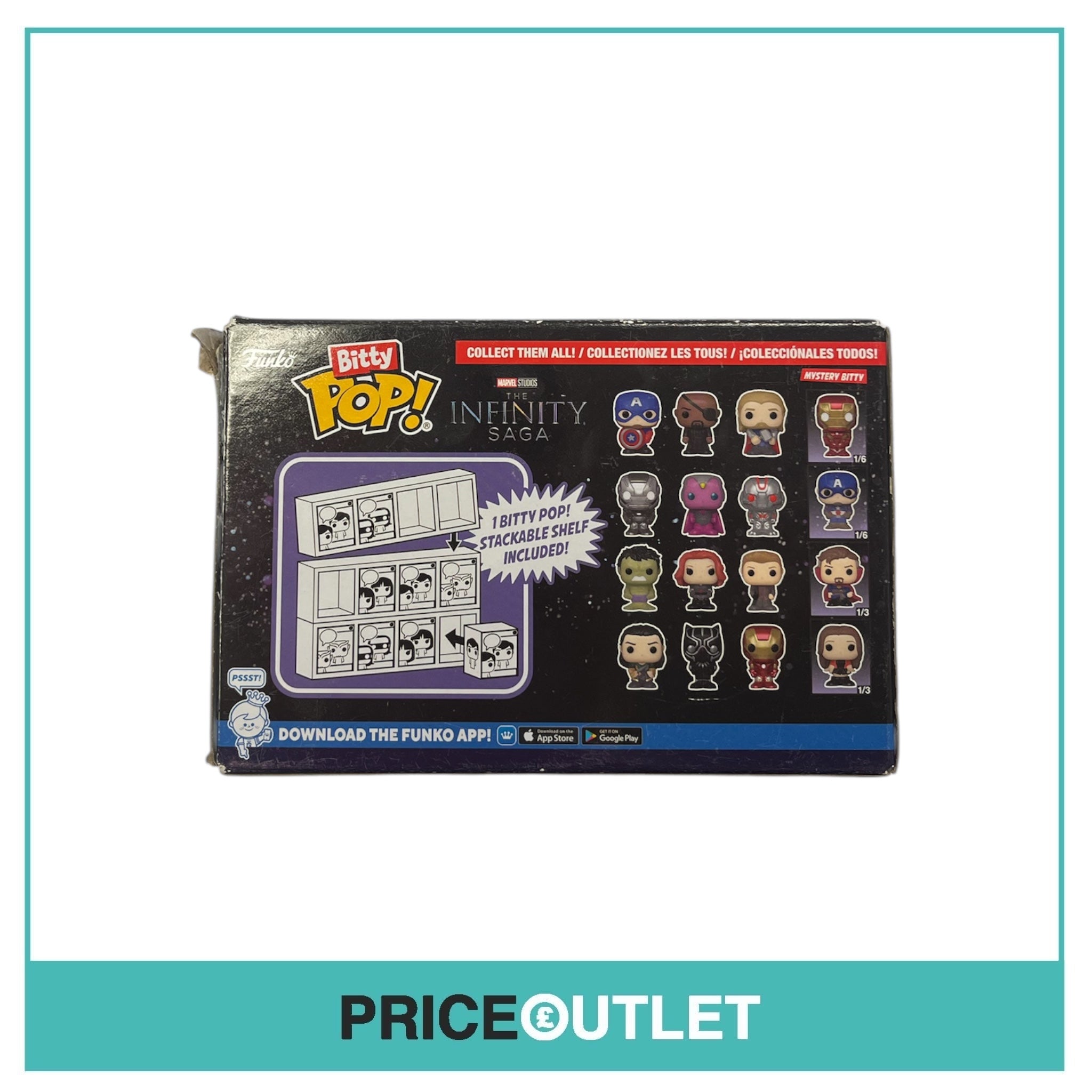 Funko - Bitty Pop! - The Infinity Saga - 4 Pack Mystery Pop (Damaged)