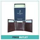 Robertson Jessel & Co - Brown Bridle Leather Tri Fold Wallet