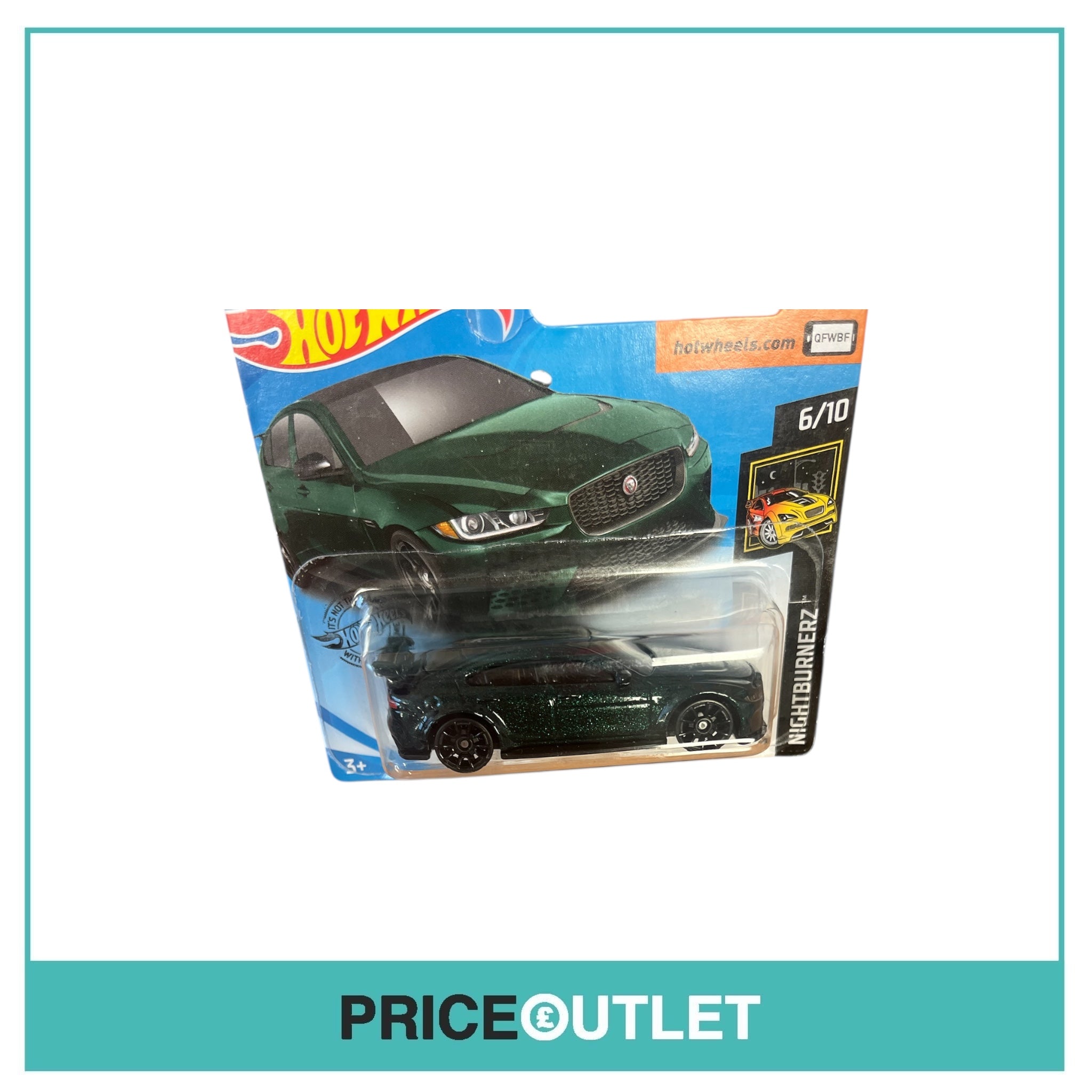 Hot Wheels - Nightburnerz 6/10 - Jaguar XE SV Project 8 (Slight Damage)