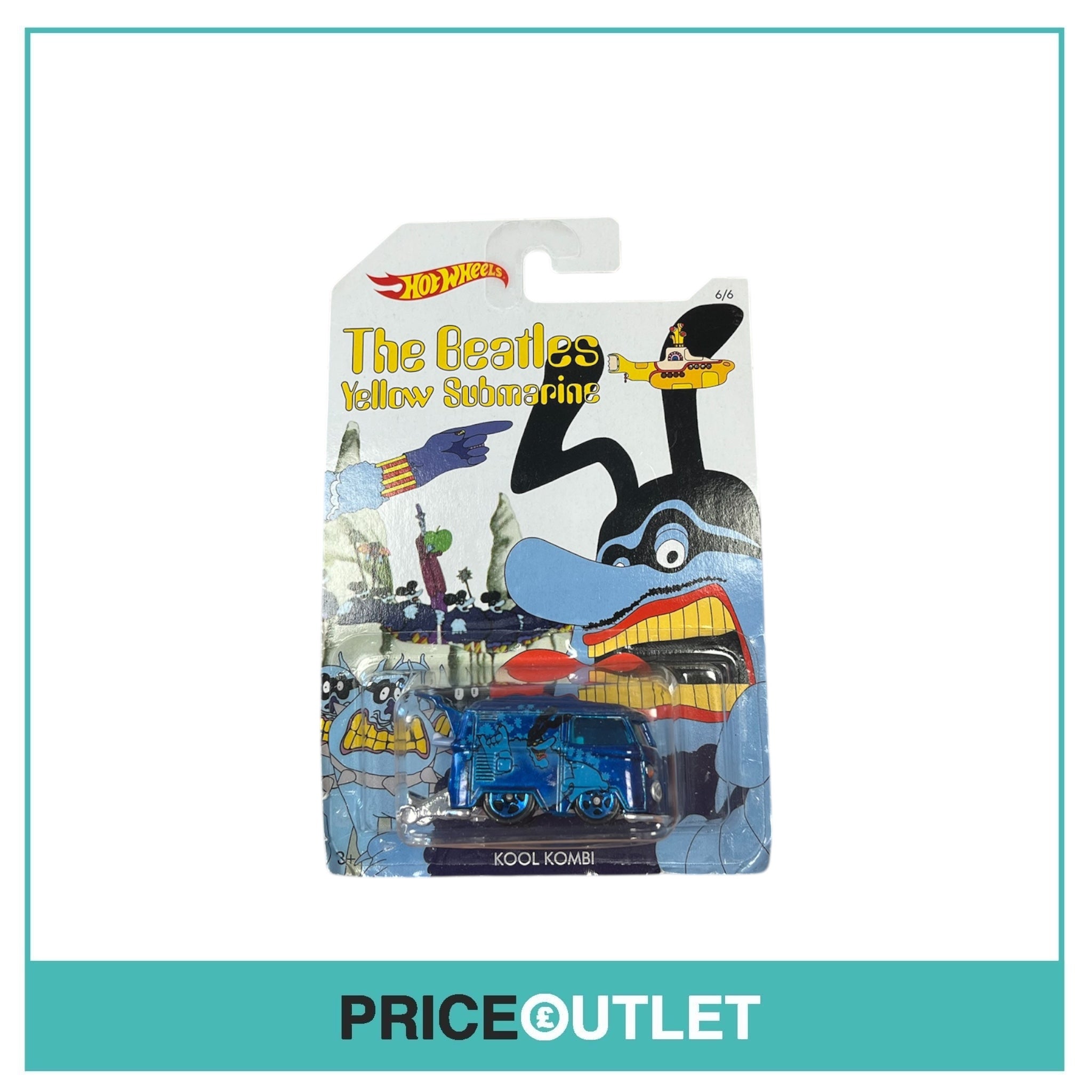 Hot Wheels - The Beatles Yellow Submarine 6/6 - Kool Kombi (Damaged)