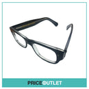 No Lens Black & Clear Patterned Glasses RRP £325