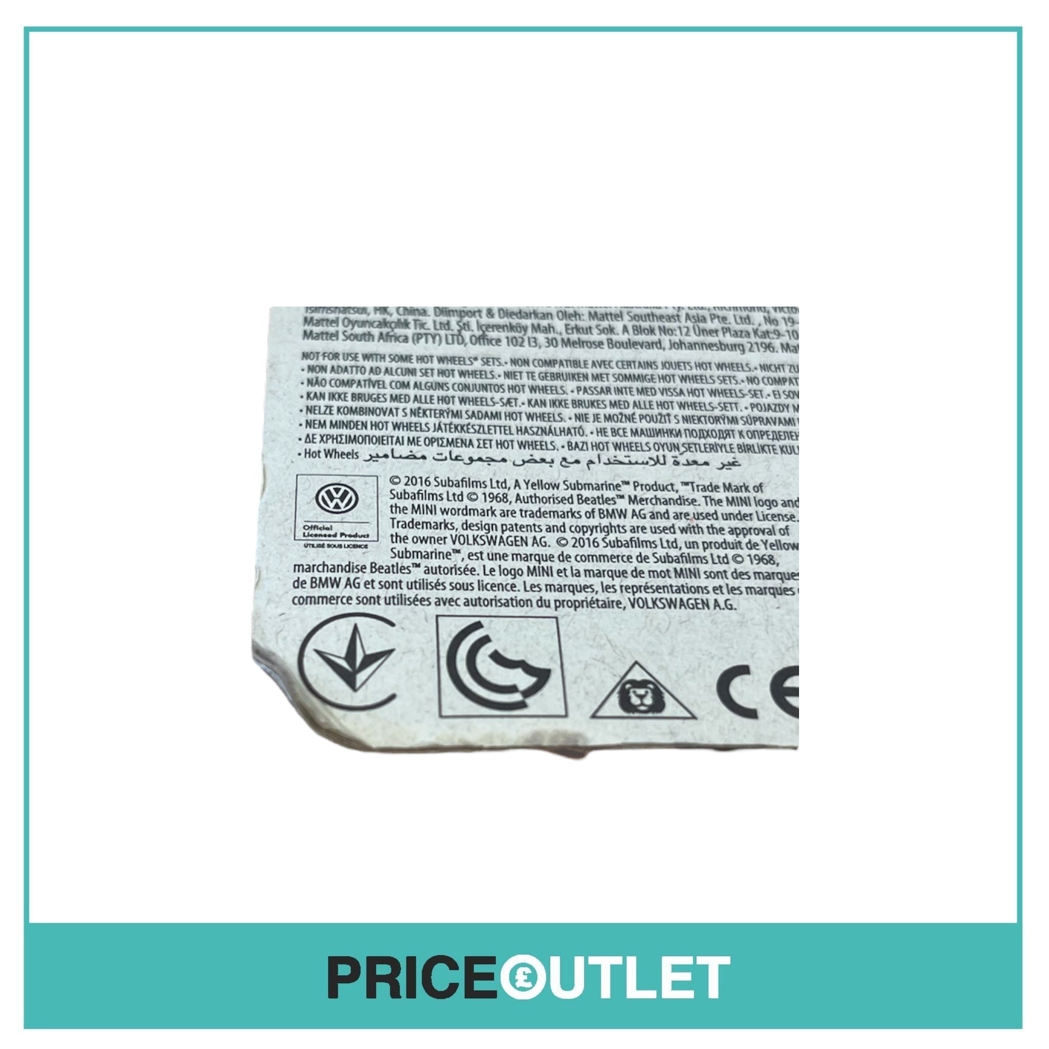 Hot Wheels - The Beatles Yellow Submarine 6/6 - Kool Kombi (Damaged)