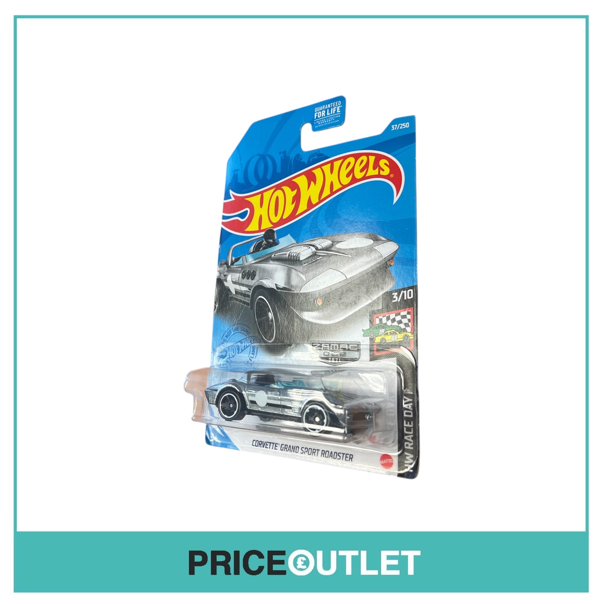 Hot Wheels - HW Race Day 3/10 - Corvette Grand Sport Roadster (Slight Damage)