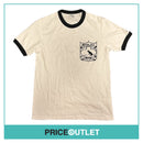 Bisley - Black Trimmed White T-Shirt - Size L - BRAND NEW WITH TAGS