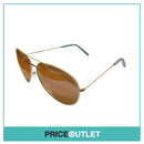 Gold Frame Sunglasses With White & Grey Detail RRP £325