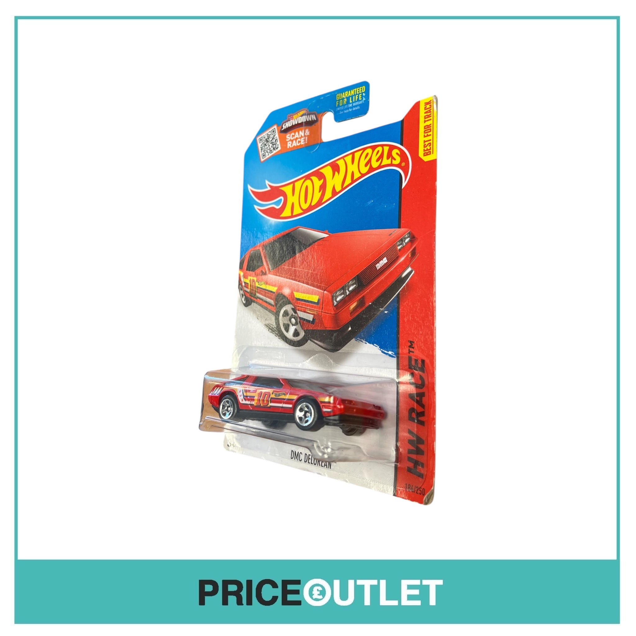 Hot Wheels - HW Race - DMC Delorean (Damaged)